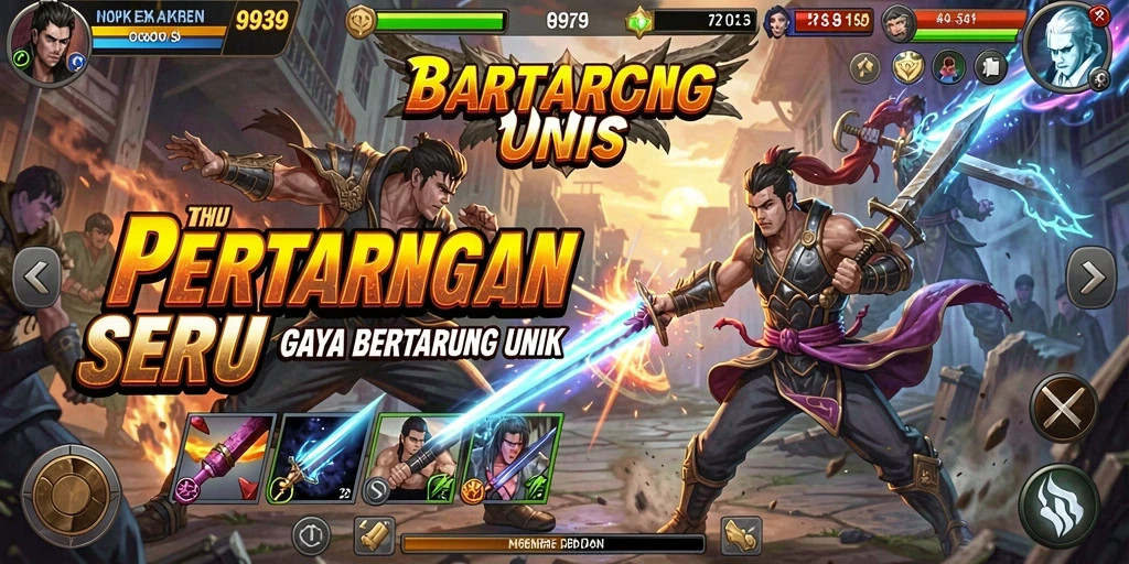 Gameplay seru dalam 9939 dengan pertempuran mendebarkan.