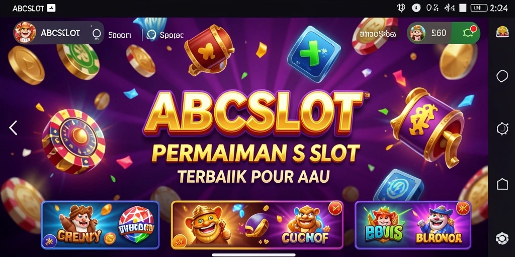 Tampilan utama gameplay ABCSLOT yang menarik dan seru.