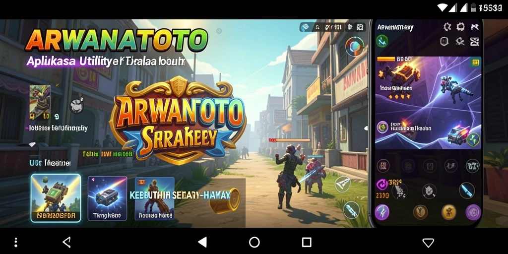 Tampilan antarmuka ARWANATOTO yang sederhana dan mudah digunakan.