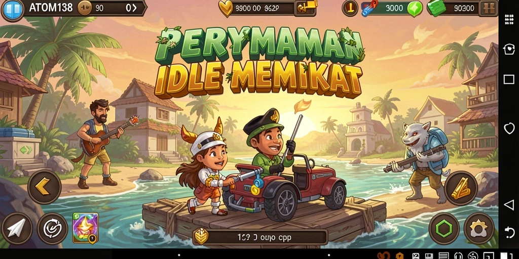 Screenshot gameplay ATOM138 yang menampilkan momen menarik dari permainan Idle.