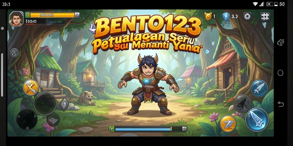 Tampilan gameplay BENTO123 yang menakjubkan dan seru