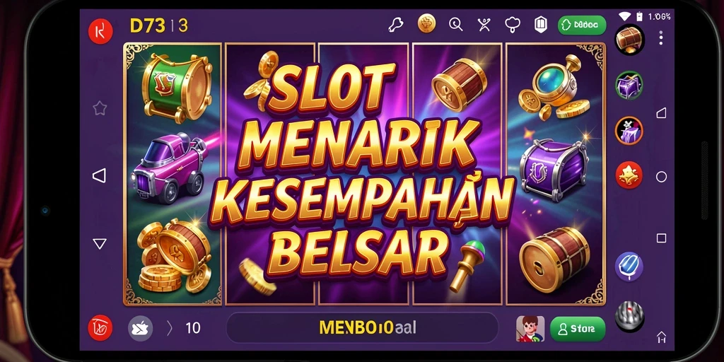Tampilan gameplay D73 yang memukau dalam permainan Slot.