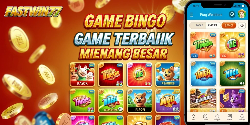 Tampilan gameplay Bingo yang seru dan mendebarkan.