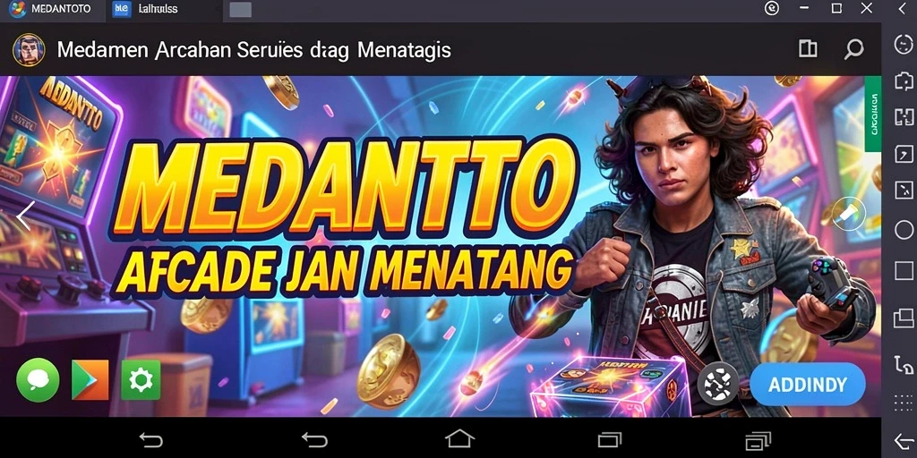 Tampilan gameplay seru dan menantang dari MEDANTOTO.