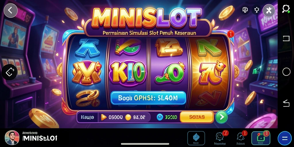 Tampilan gameplay yang menarik dari MINISLOT dengan mesin slot berbeda.