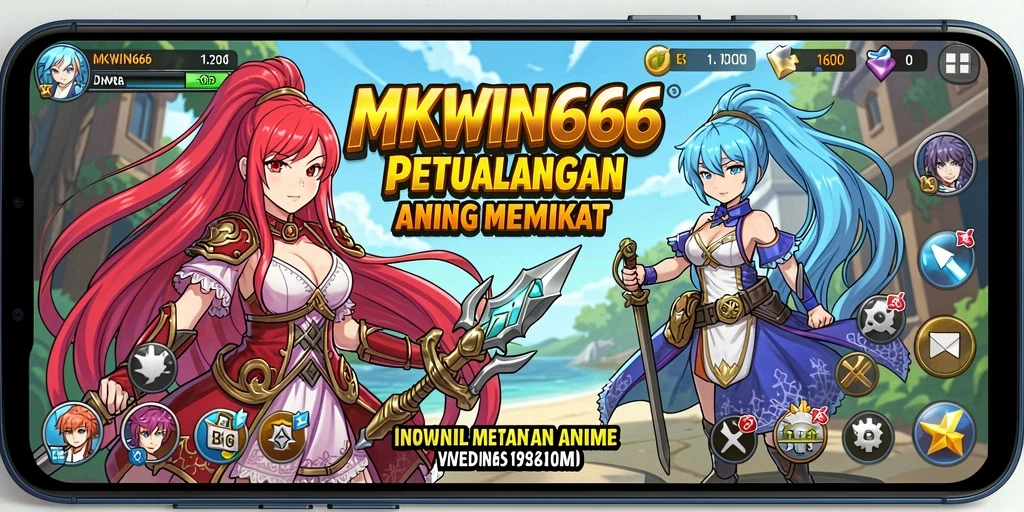 Screenshot MKWIN666 menampilkan aksi seru dalam dunia Anime.