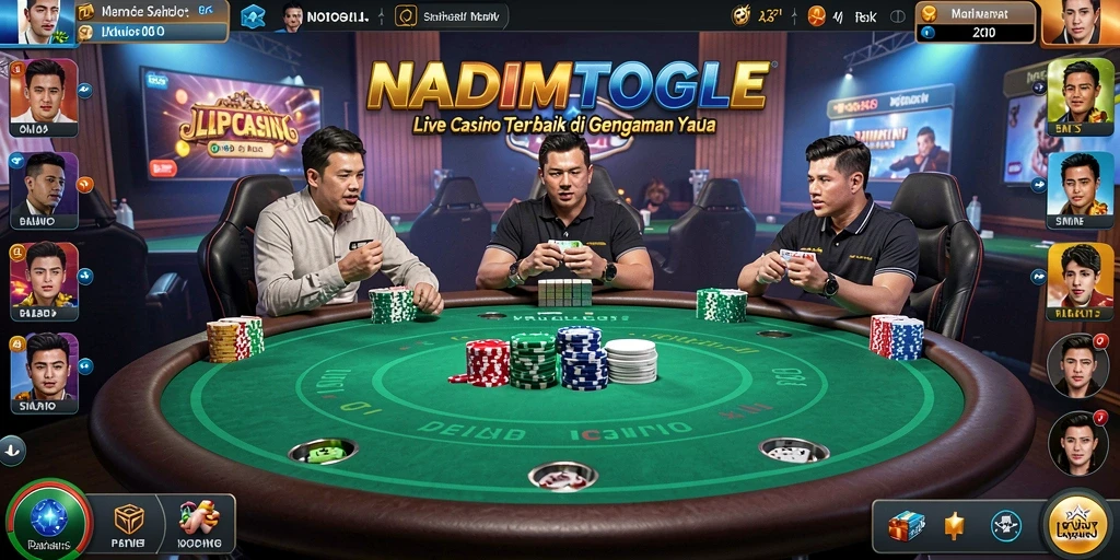 Tampilan menarik dari game Live Casino NADIMTOGEL.