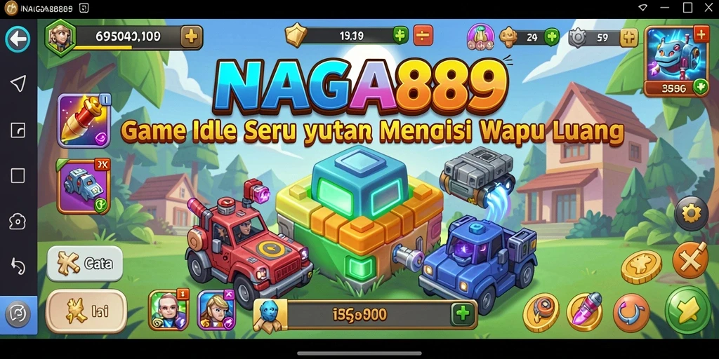Tampilan menarik gameplay NAGA889 yang santai dan adiktif.