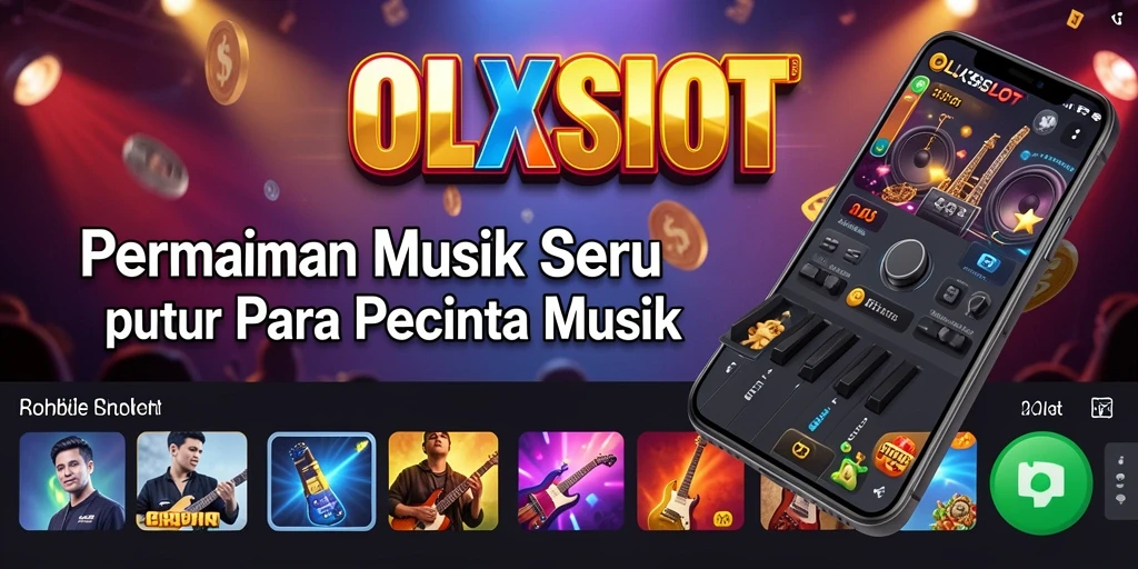 Screenshot OLXSLOT menampilkan momen seru saat bermain musik.