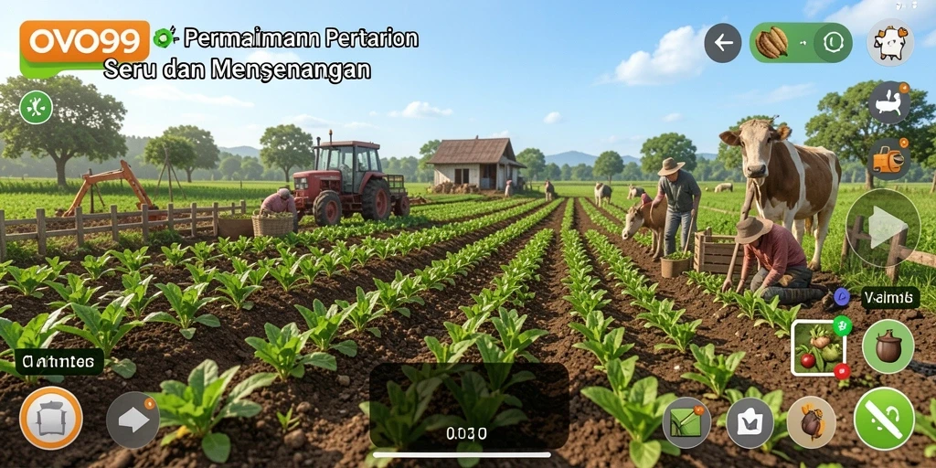 Tampilan gameplay OVO99 yang menarik dan penuh warna.