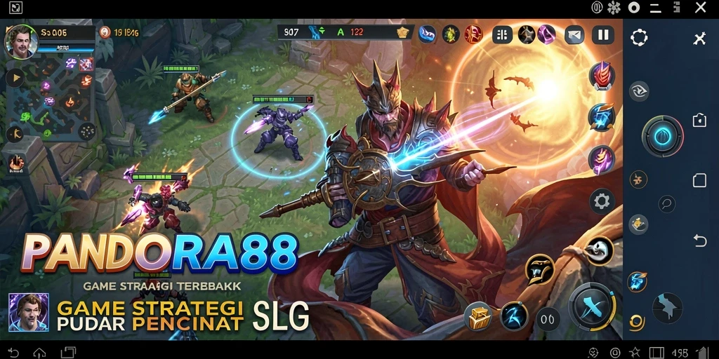 Tampilan dinamis gameplay PANDORA88 dalam aksi.
