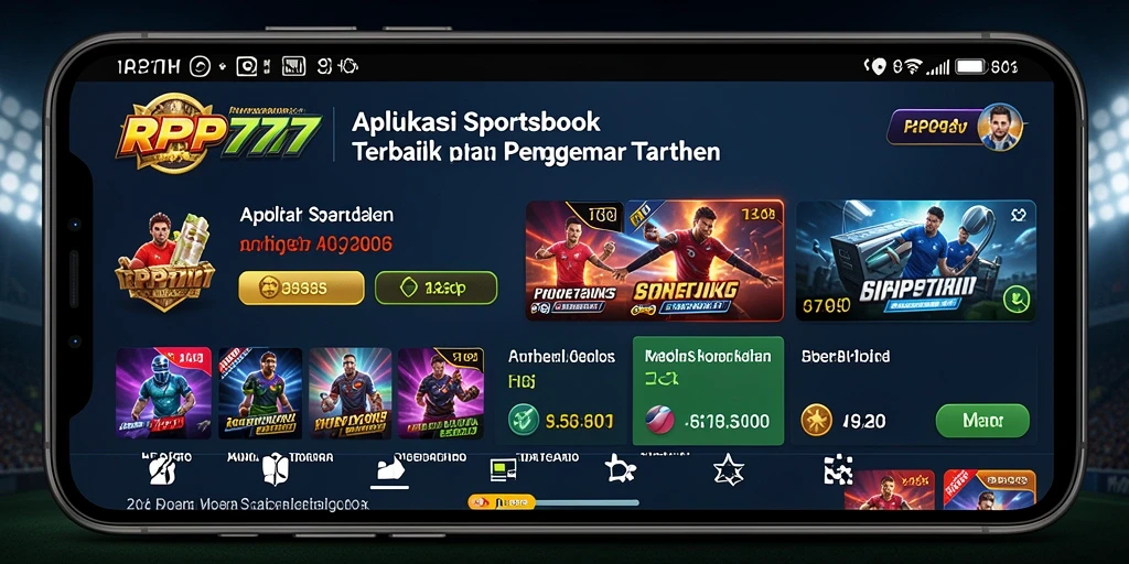 Tampilan gameplay Sportsbook yang menarik di RPRP777.