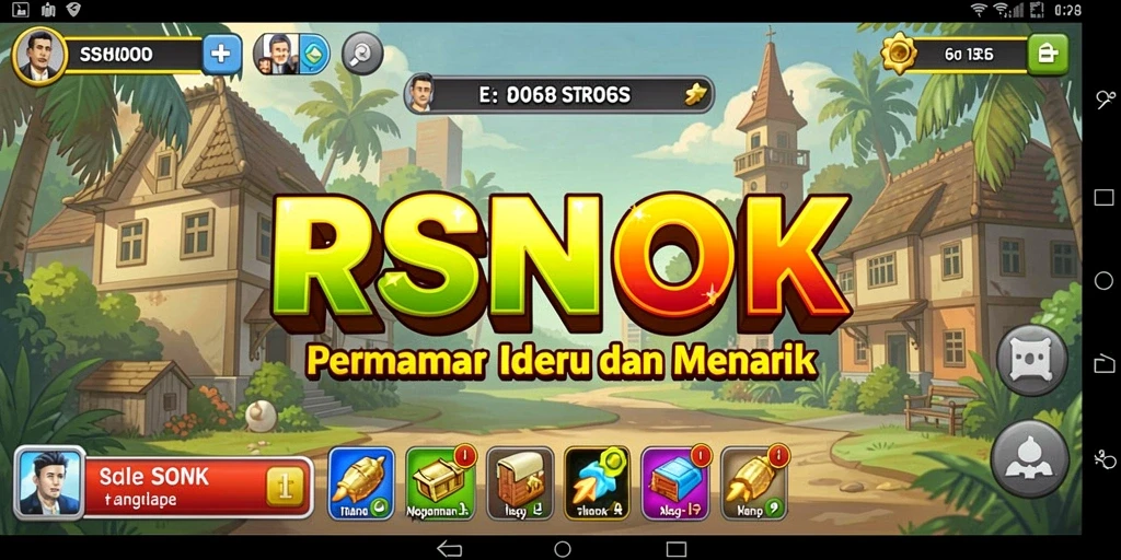 Tampilan gameplay RSNOK yang menarik dengan elemen Idle.