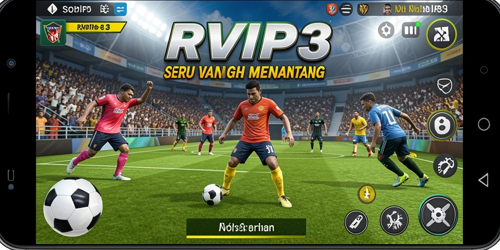 Tampilan gameplay RVIP3 yang menarik dan kompetitif dalam olahraga.