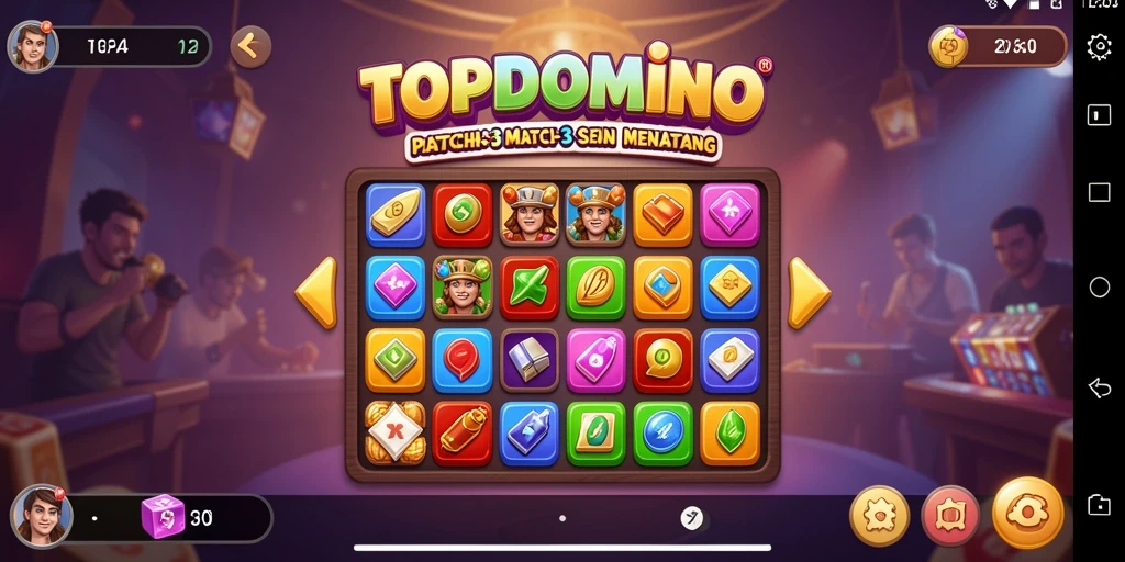Gameplay seru dari TOPDOMINO yang penuh warna dan tantangan.