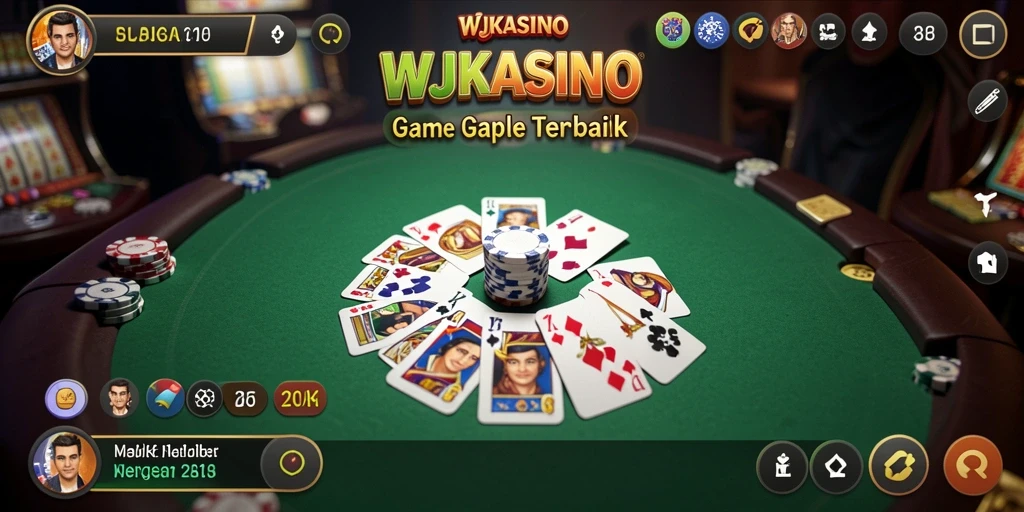 Tampilan gameplay seru WJKASINO dengan pemain bersaing.