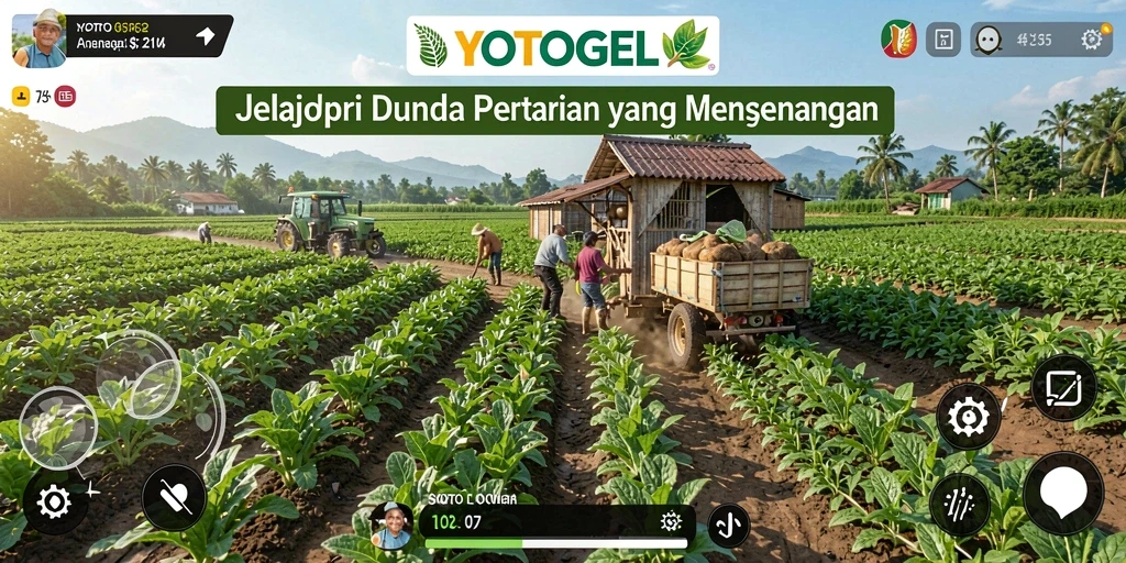 Tampilan gameplay YOTOGEL yang memikat saat bertani.