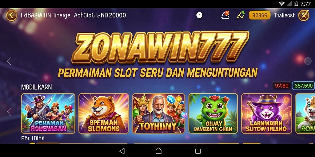 Tampilan gameplay <strong>ZONAWIN777</strong> yang menarik dan menghibur.